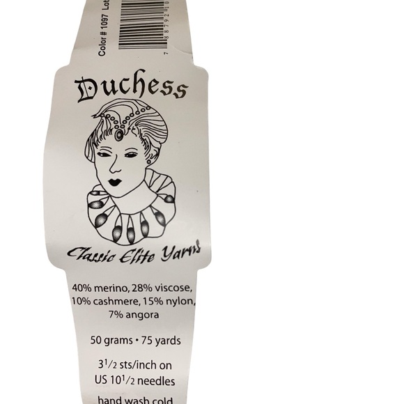 Classic Elite Yarns Duchess Merino Cashmere Bulky Yarn Color 1097 Green - Picture 7 of 9